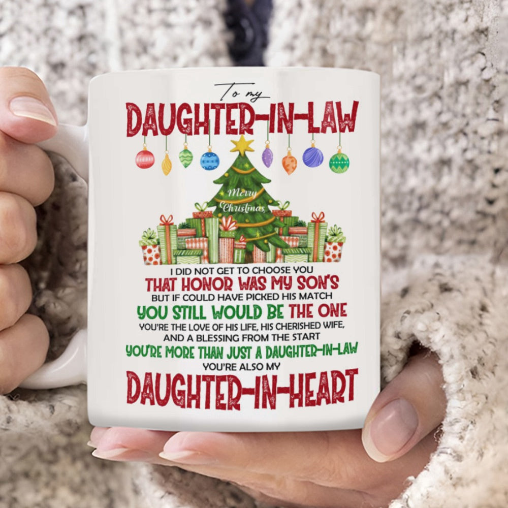 You're Also My Daughter-in-heart - Best Gift For Daughter-In-Law Mugs