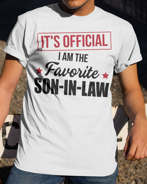 It's Official I Am The Favorite Son-in-law - Lovely Gift For Son-in-law Classic T-Shirt