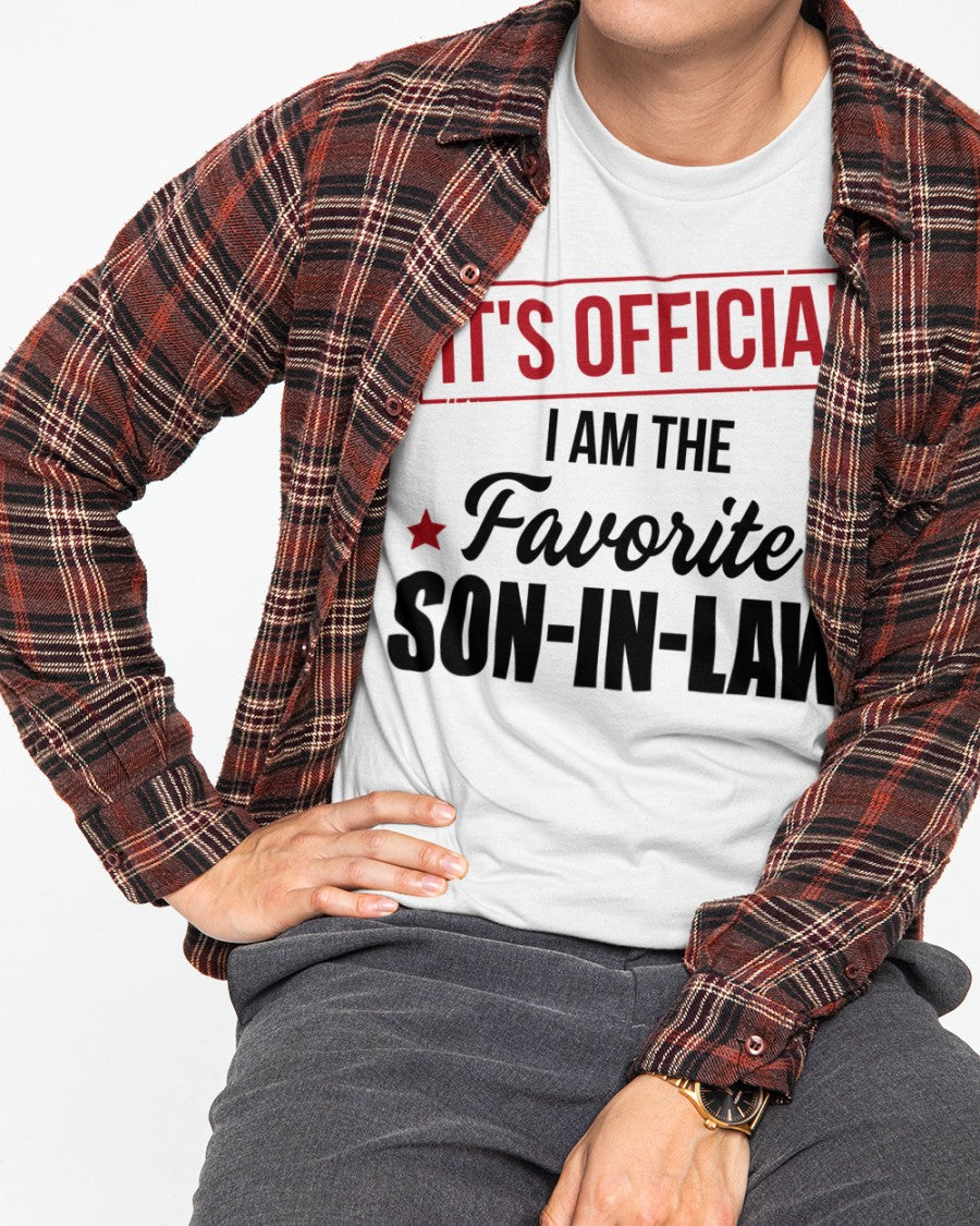 It's Official I Am The Favorite Son-in-law - Lovely Gift For Son-in-law Classic T-Shirt