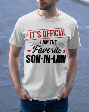 It's Official I Am The Favorite Son-in-law - Lovely Gift For Son-in-law Classic T-Shirt