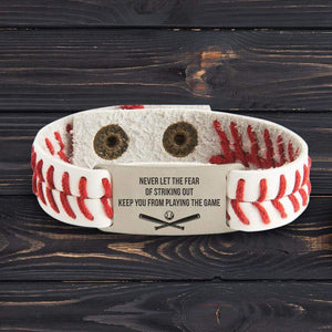 Personalized Baseball Bracelet - Baseball - To My Son - From Dad - How Much I Love You