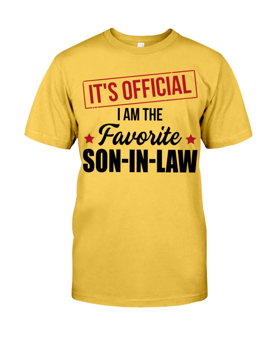 It's Official I Am The Favorite Son-in-law - Lovely Gift For Son-in-law Classic T-Shirt