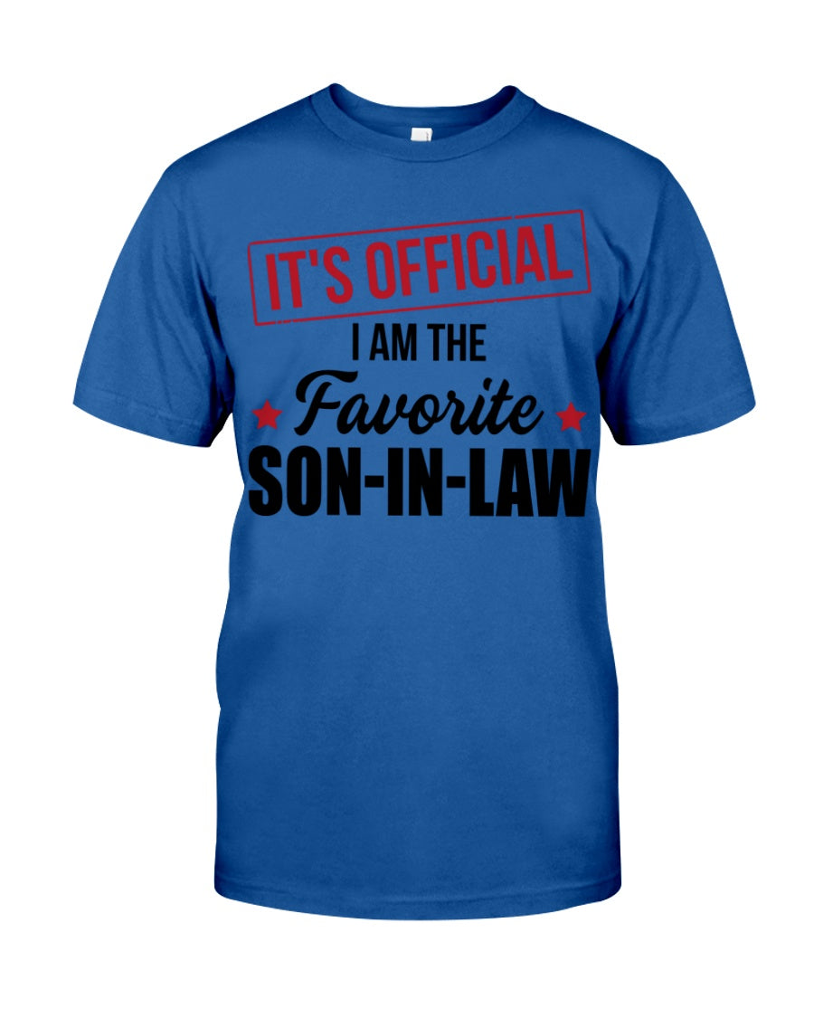 It's Official I Am The Favorite Son-in-law - Lovely Gift For Son-in-law Classic T-Shirt