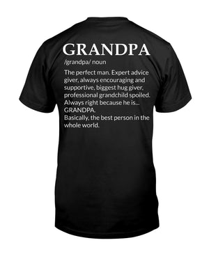 Grandpa Noun Language Definition - Special Gift For Grandpa Classic T-Shirt