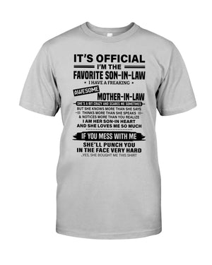 It's Official I'm The Favorite Son-in-law - Best Gift For Son-in-law Classic T-Shirt