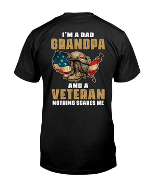 Veteran Nothing Scares Me - Perfect Gift For Veteran Classic T-Shirt