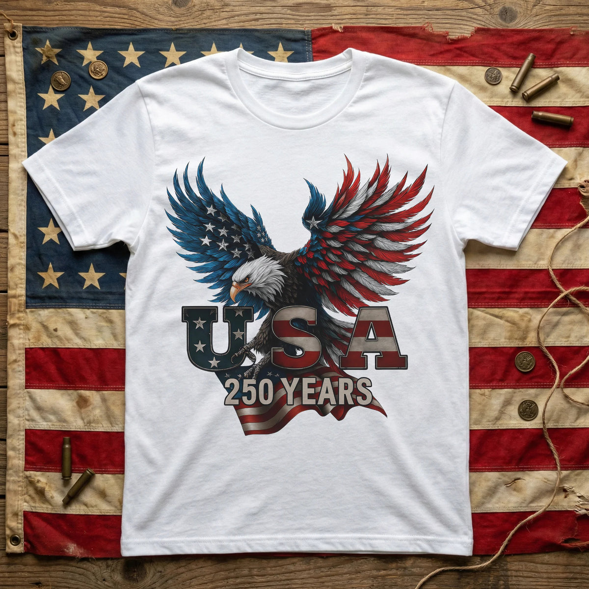 USA 250 Years Majestic Eagle - Shirt