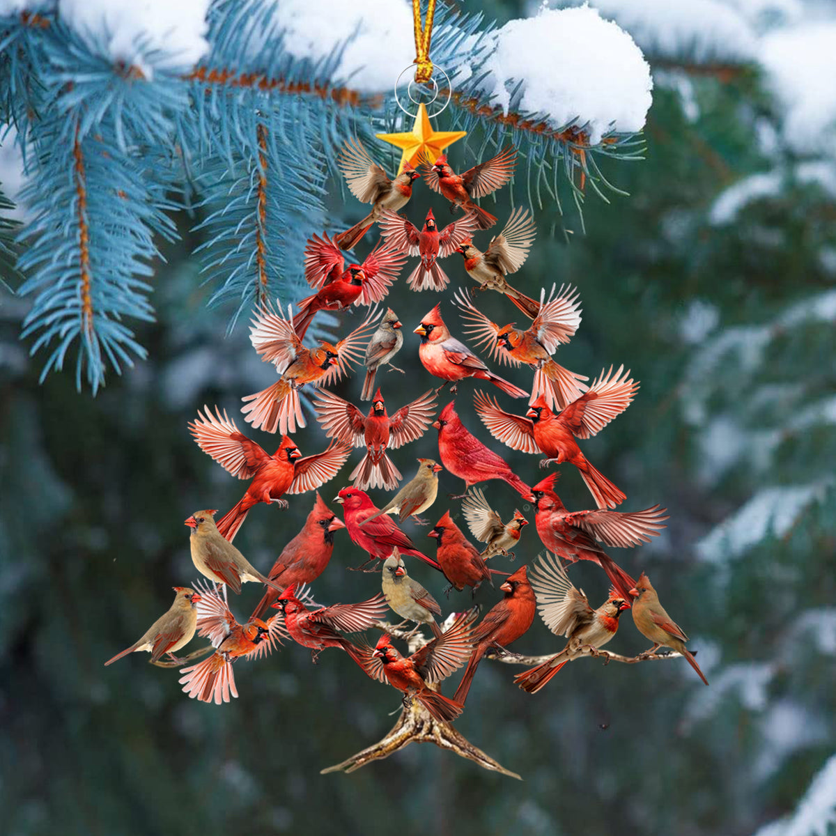 Cardinal Christmas Ornament - Perfect Gift For Cardinal Lovers