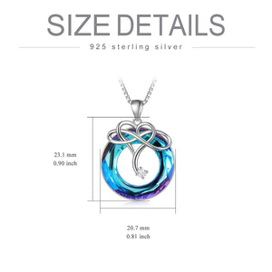 CRYSTAL INFINITY NECKLACE