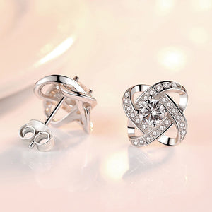 Love Knot Stud Earrings