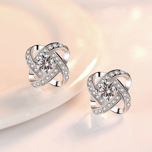 Love Knot Stud Earrings