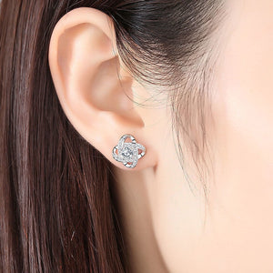 Love Knot Stud Earrings