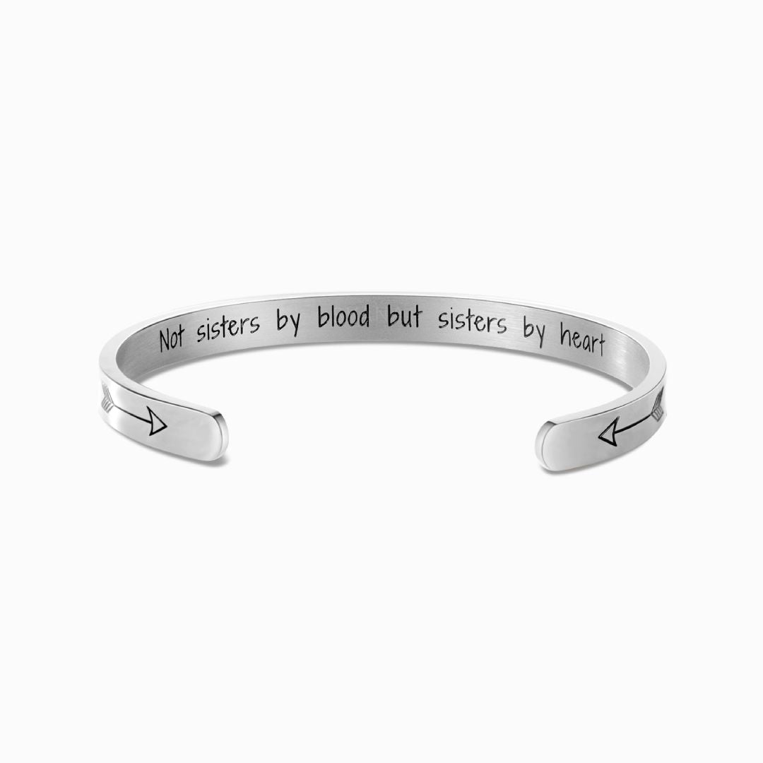 Not Sisters By Blood, But Sisters By Heart Bracelet