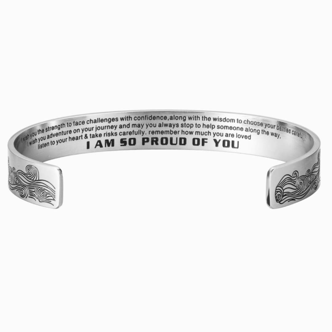 To My Daughter, I Am So Proud Of You Bracelet