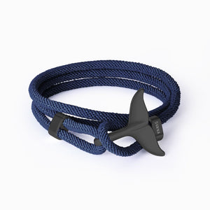 To My Son Whale Tail Nautical Bracelet