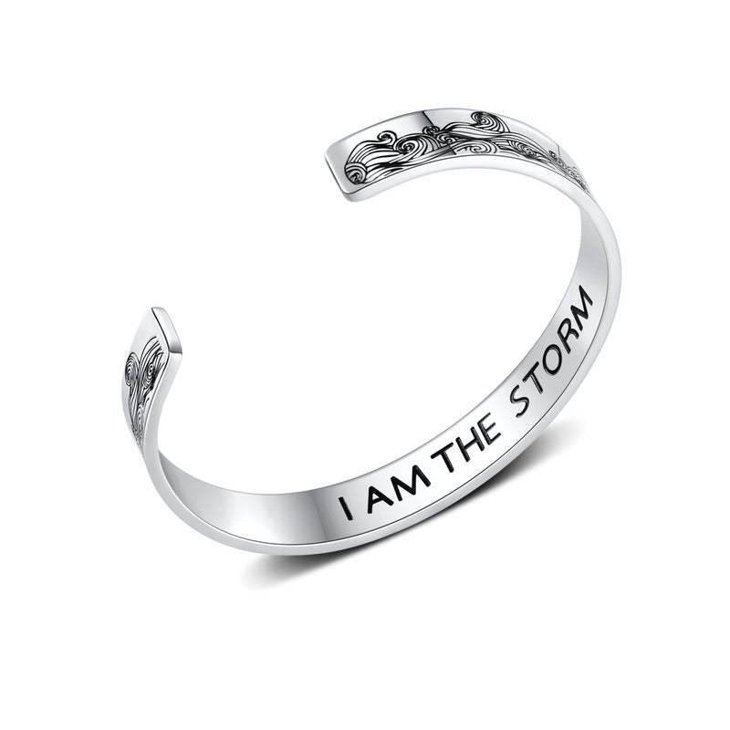 'I Am The Storm' Granddaughter Bracelet