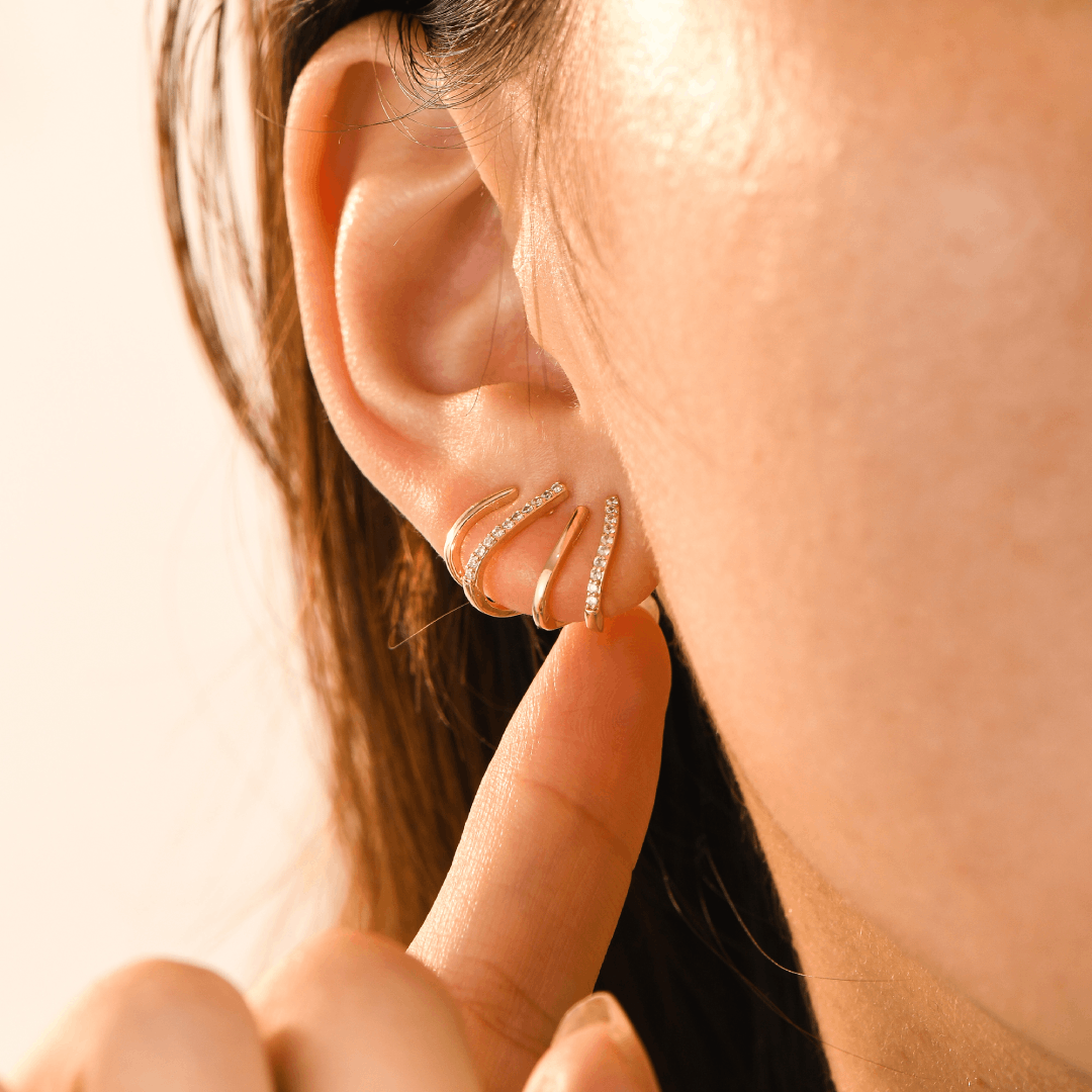 To My Granddaughter, Sparkle Every Day Crystal Earrings