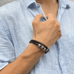 To My Grandson, I Will Always Be With You Bracelet