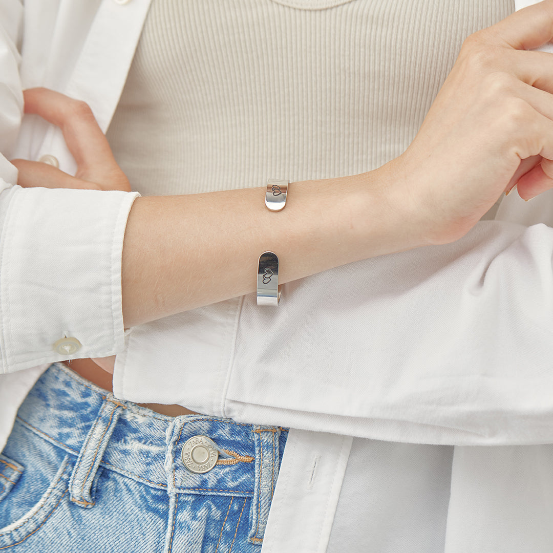 To My Daughter, Always Keep Me in Your Heart Bracelet