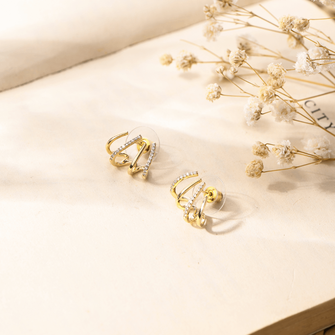 To My Granddaughter, Sparkle Every Day Crystal Earrings