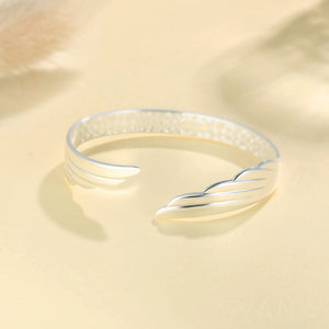 To My Husband Keep You in My Heart Forever Angel Wing Bracelet