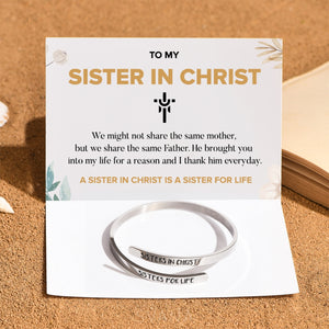 Sisters in Christ, Sisters for Life Bracelet