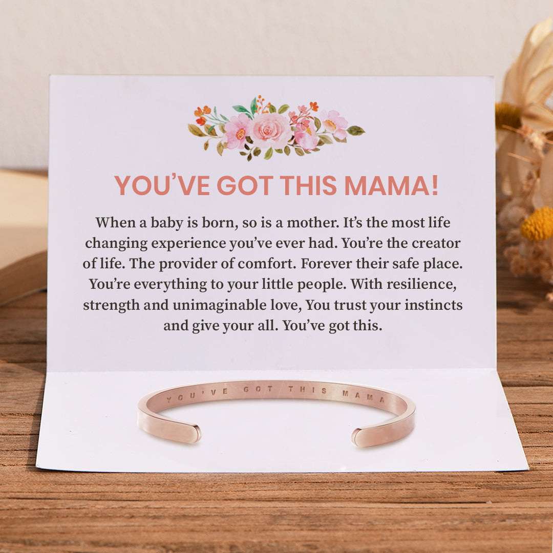 “You’ve Got This Mama” Minimalist Bracelet