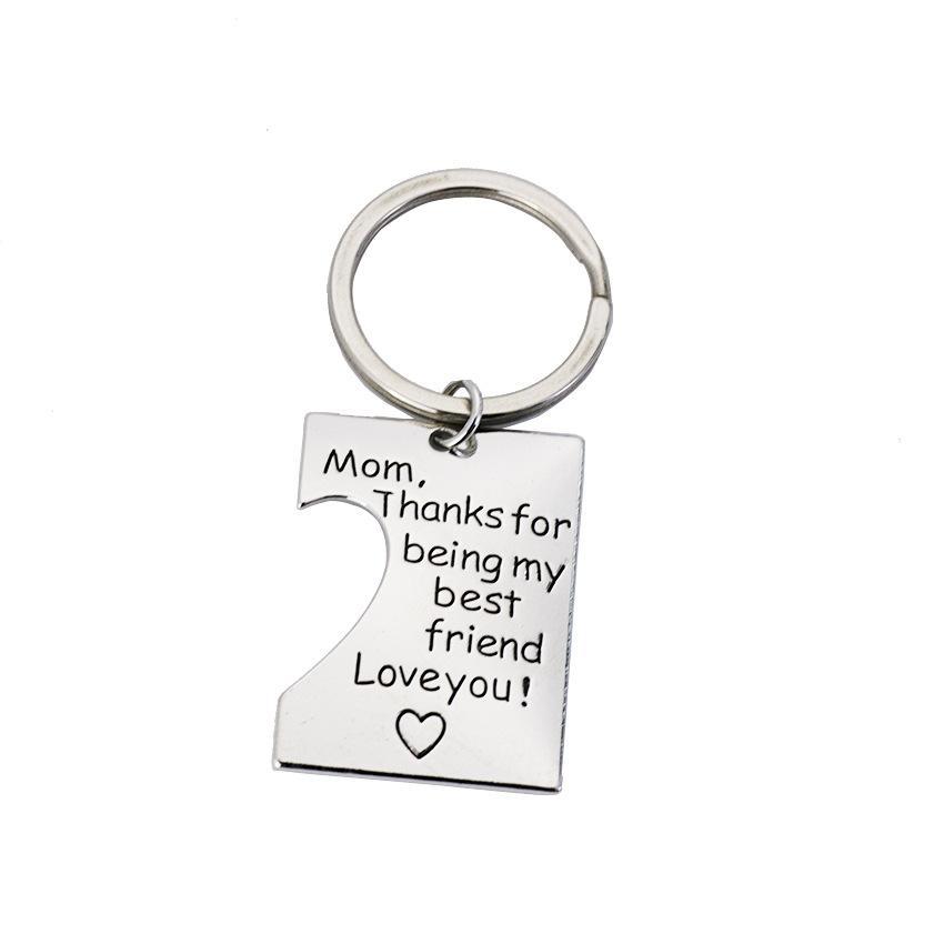For Parents - Daddy's Girl & Mommy's World Keychain And Necklace Set
