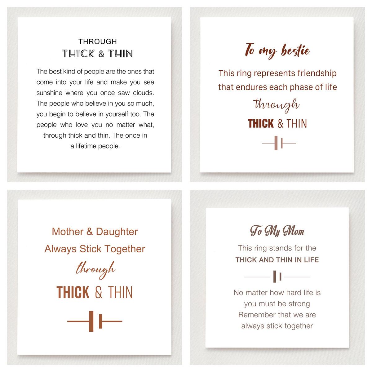 THICK AND THIN RING - 03