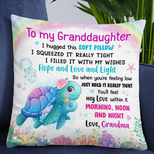 Granddaughter Sea Animals Hug This Pillow