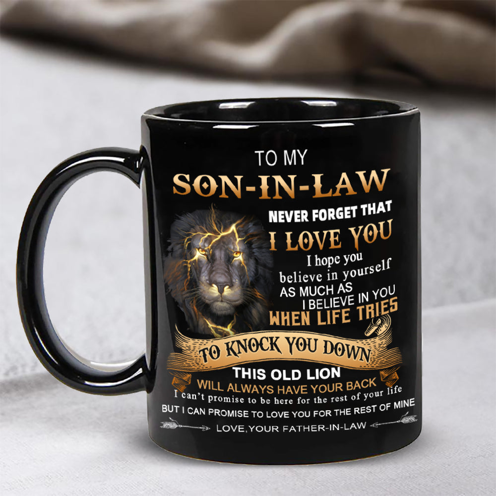 To Son-In-Law - Never Forget - Coffee Mug