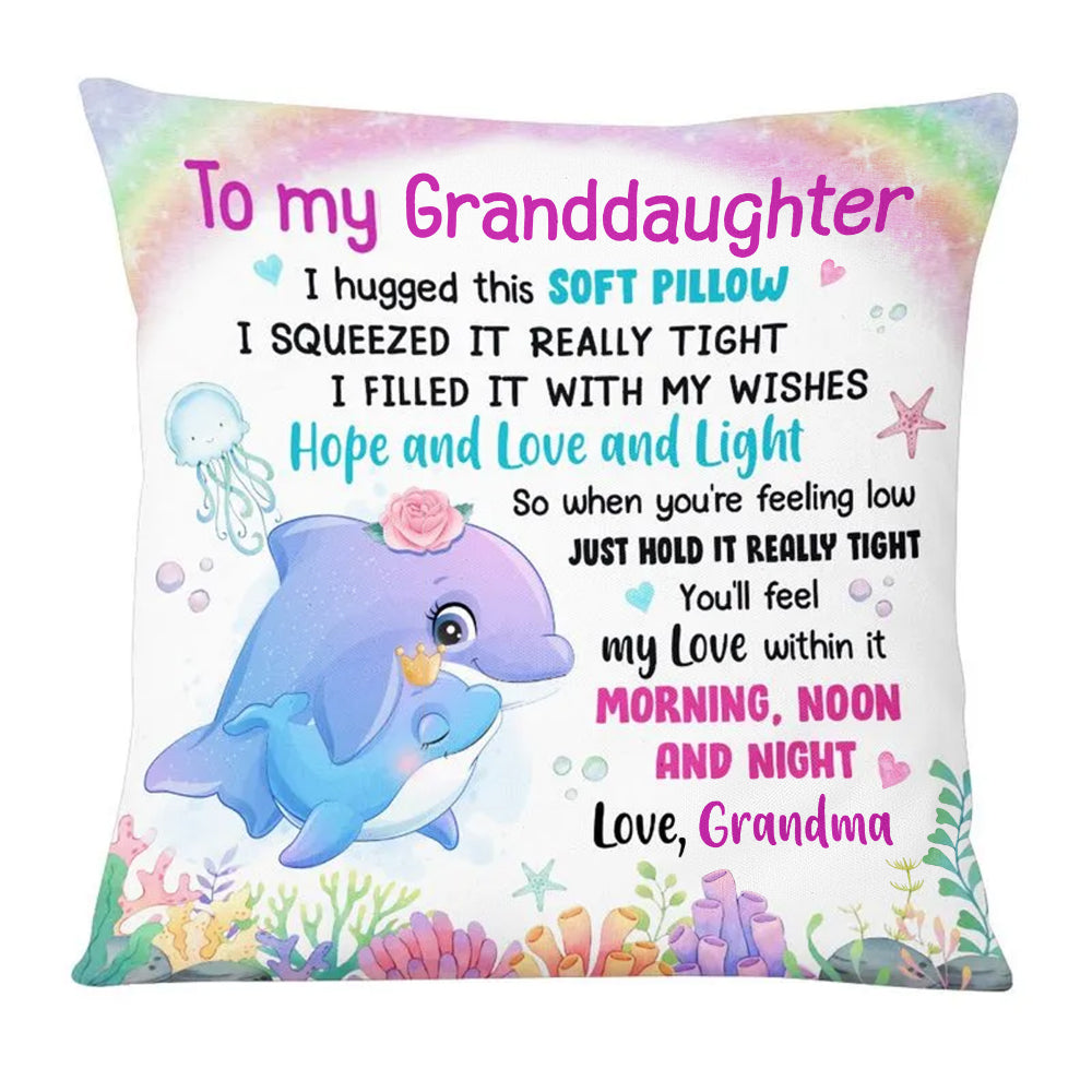 Granddaughter Sea Animals Hug This Pillow