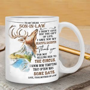 The Gift Of Life - Lovely Gift For Son-In-Law Mugs