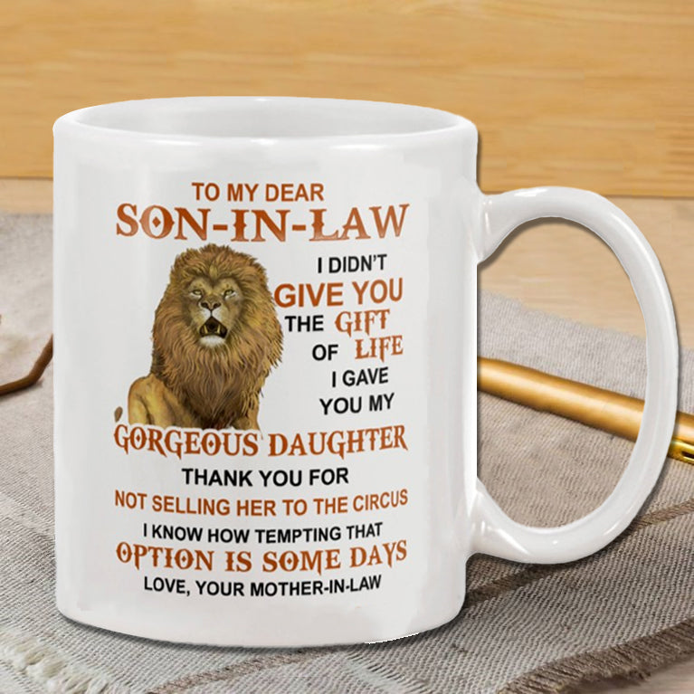OPTION IS SOME DAYS - BEST GIFT FOR SON-IN-LAW Mug