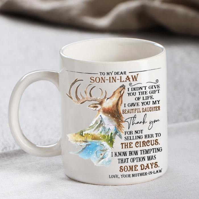 The Gift Of Life - Lovely Gift For Son-In-Law Mugs