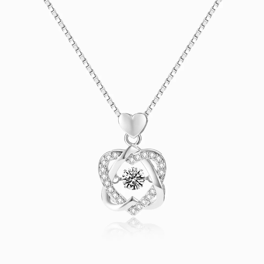 Sisters by Heart Love Knot Necklace