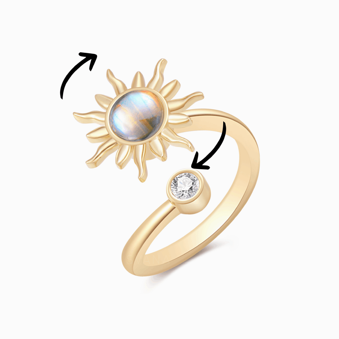 To My Daughter Sunshine Fidget Ring