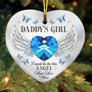 Daddy's girl Heart Ornament