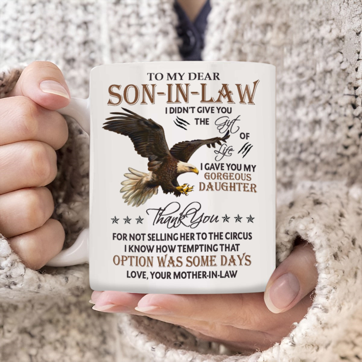 The Gift Of Life - Amazing Gift For Son-In-Law Mugs