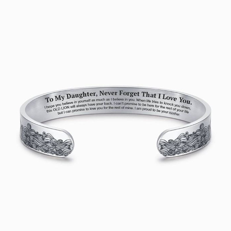 To My Daughter Proud of You Love Mother Bracelet