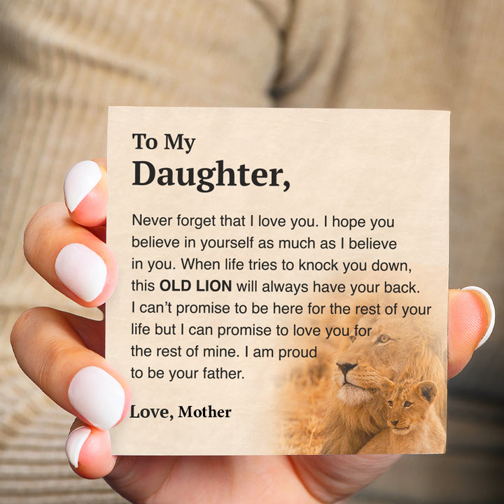 To My Daughter Proud of You Love Mother Bracelet