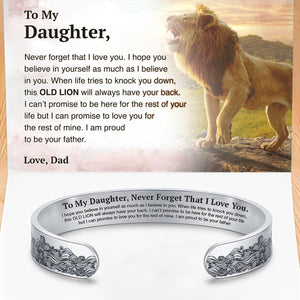 For Daughter Proud of You Love Dad Bracelet