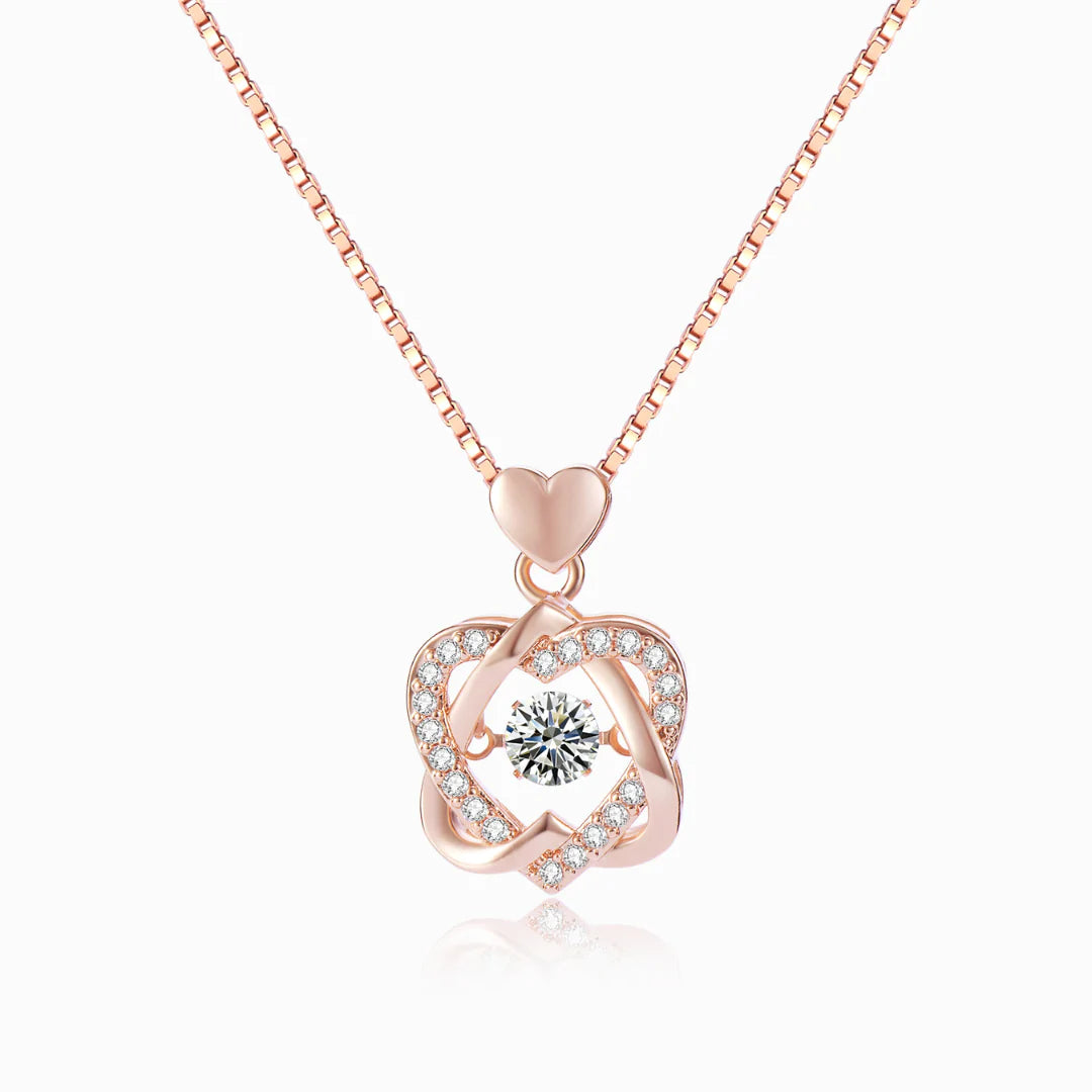 Sisters by Heart Love Knot Necklace