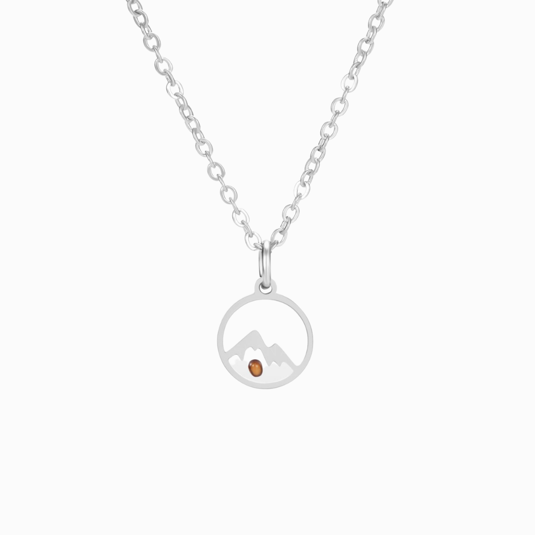 Faith As Small As Mustard Seed Mountain Necklace