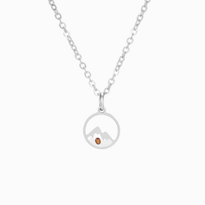 Faith As Small As Mustard Seed Mountain Necklace