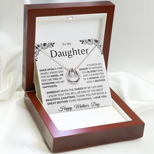 Daughter Mother's Day Gift- Great Mother- Horseshoe Necklace