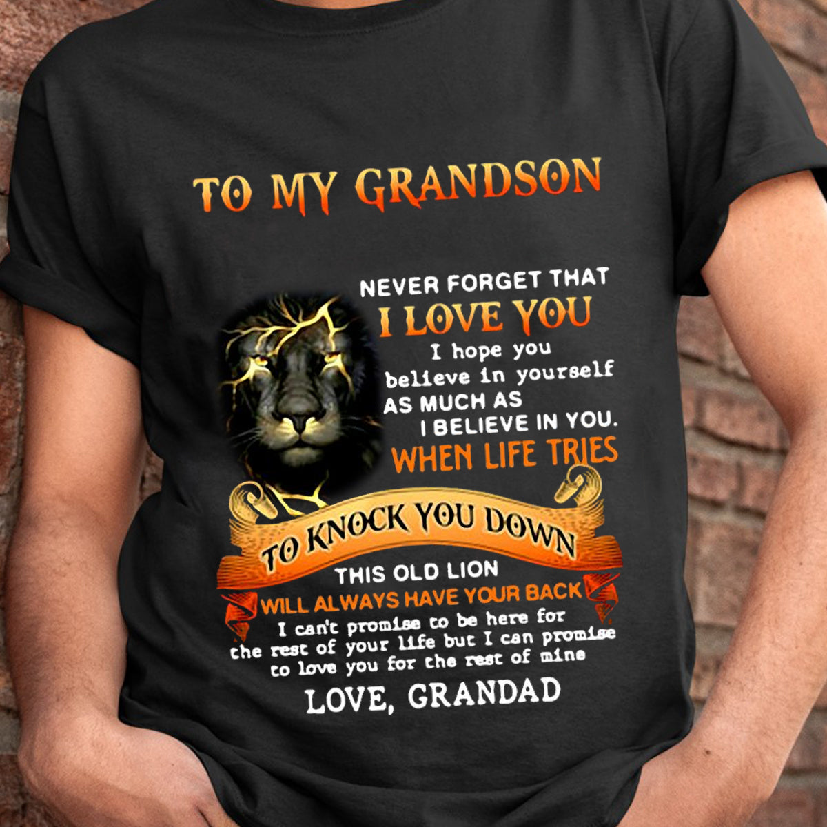To My Grandson Never Forget Classic T-Shirt