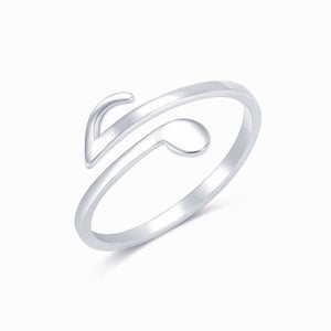 To My Granddaughter, I Am So Proud Of You Music Note Ring