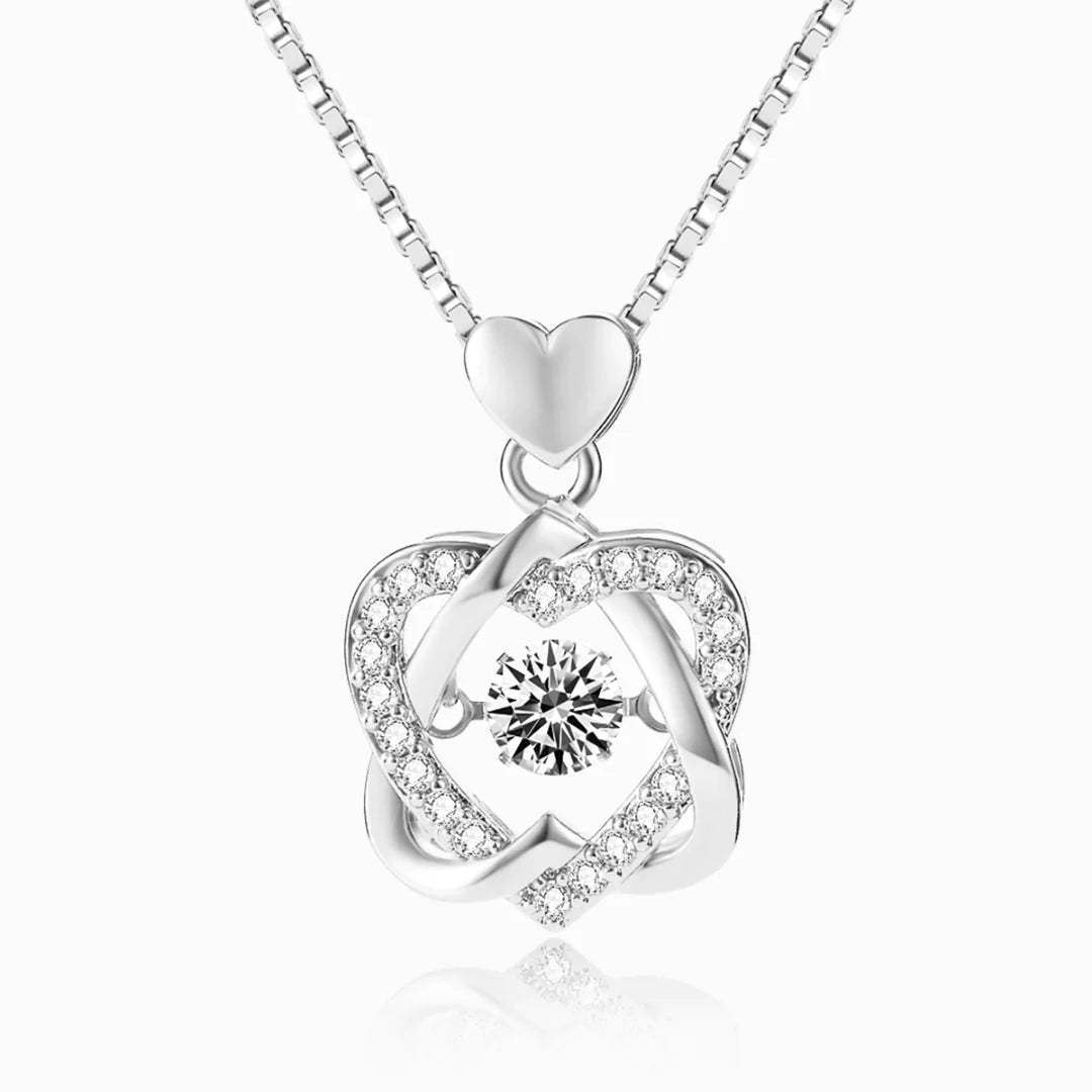 Sisters by Heart Love Knot Necklace