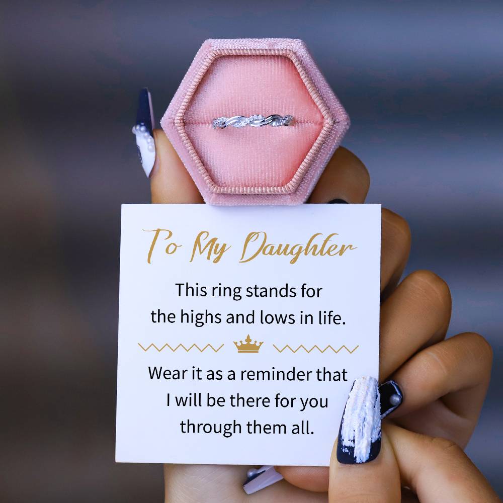 HIGH AND LOW WAVE RING